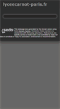 Mobile Screenshot of lyceecarnot-paris.fr